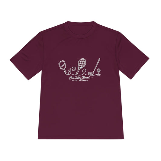 One More Round Line Art Dry Fit T-Shirt