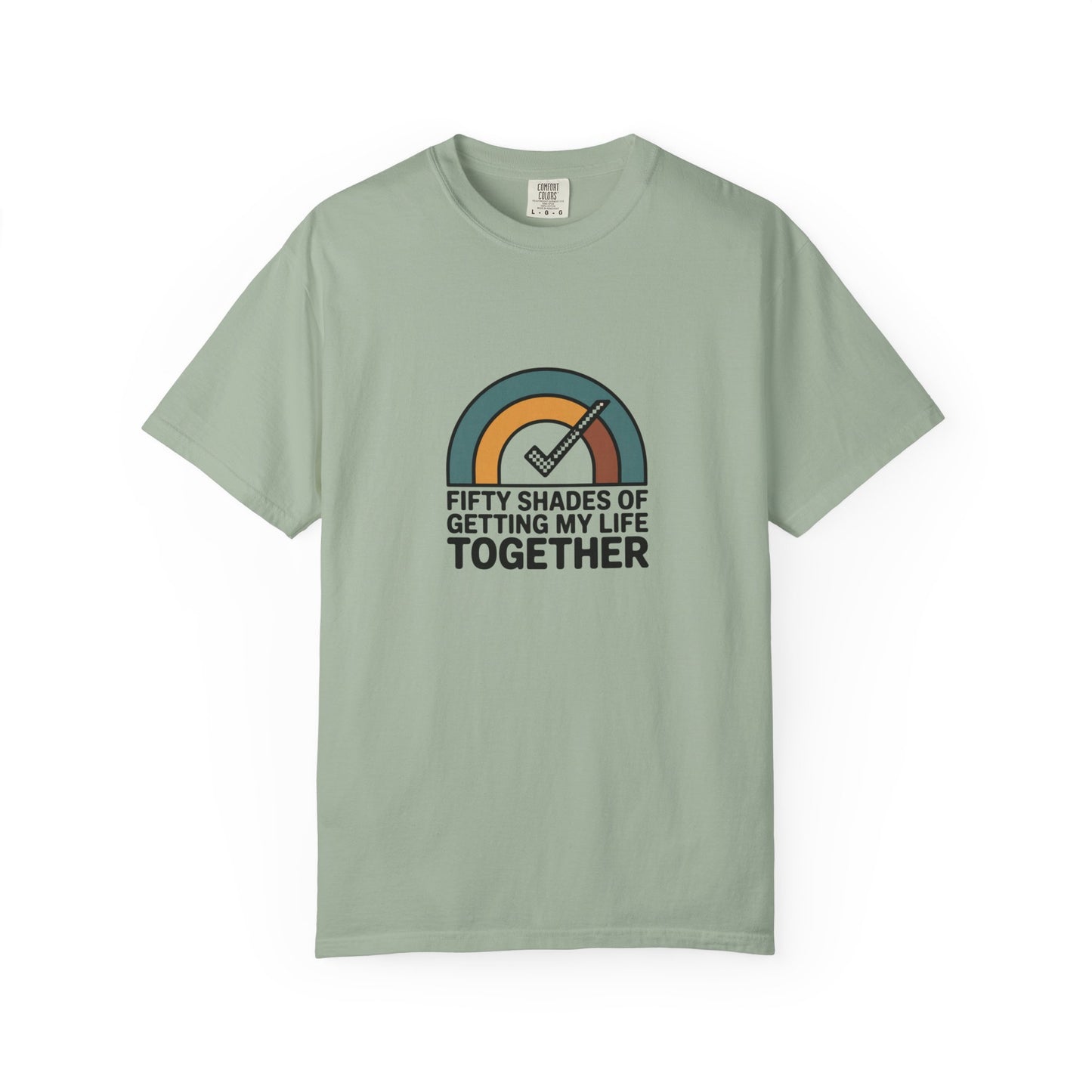 Getting My Life Together T-Shirt — 'Fifty Shades of Getting My Life Together' Retro Checklist Tee
