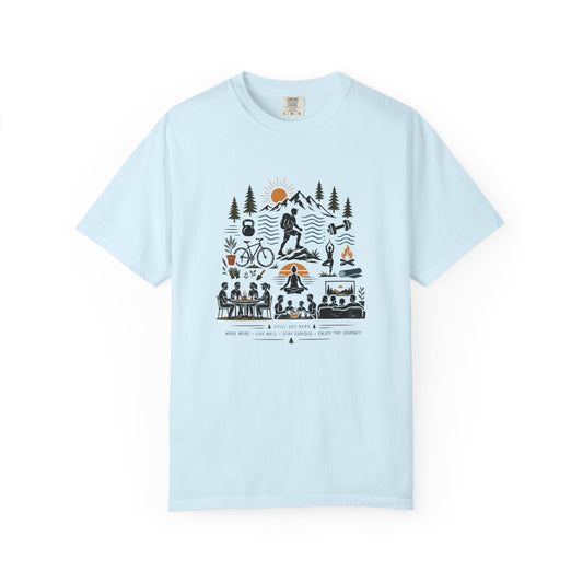 Outdoor Adventure T-Shirt — Camping, Biking & Hiking Graphic Tee