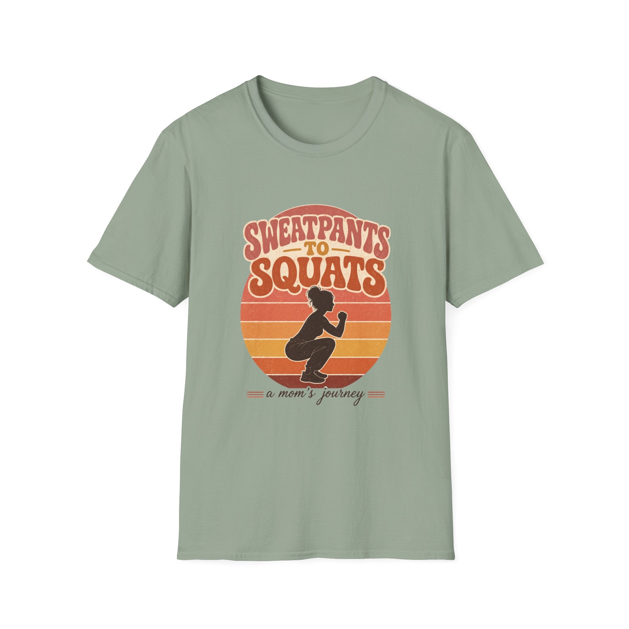 Sweatpants to Squats T-Shirt — Retro Fitness Motivation Tee