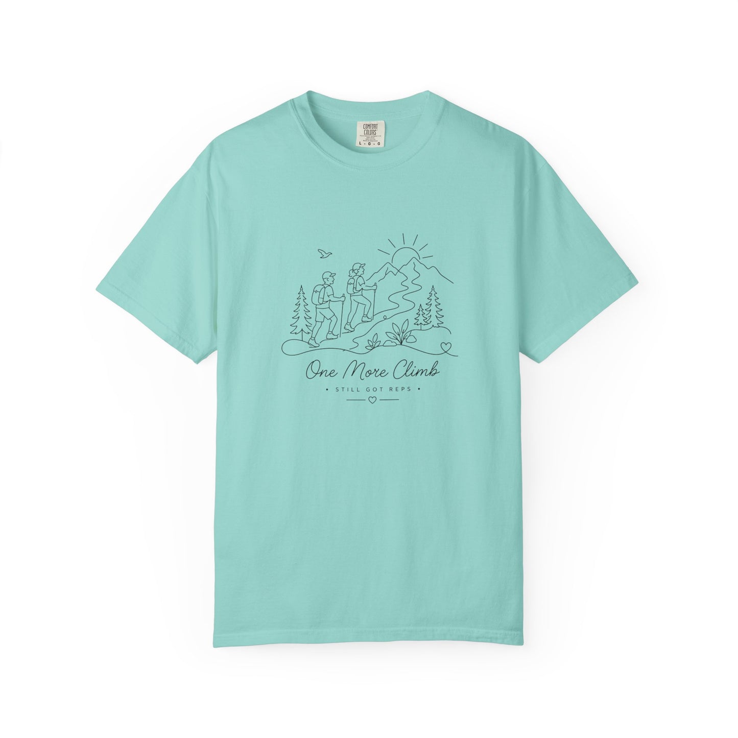 Adventure Series, T-Shirt — Classic Plain White Garment-Dyed Tee