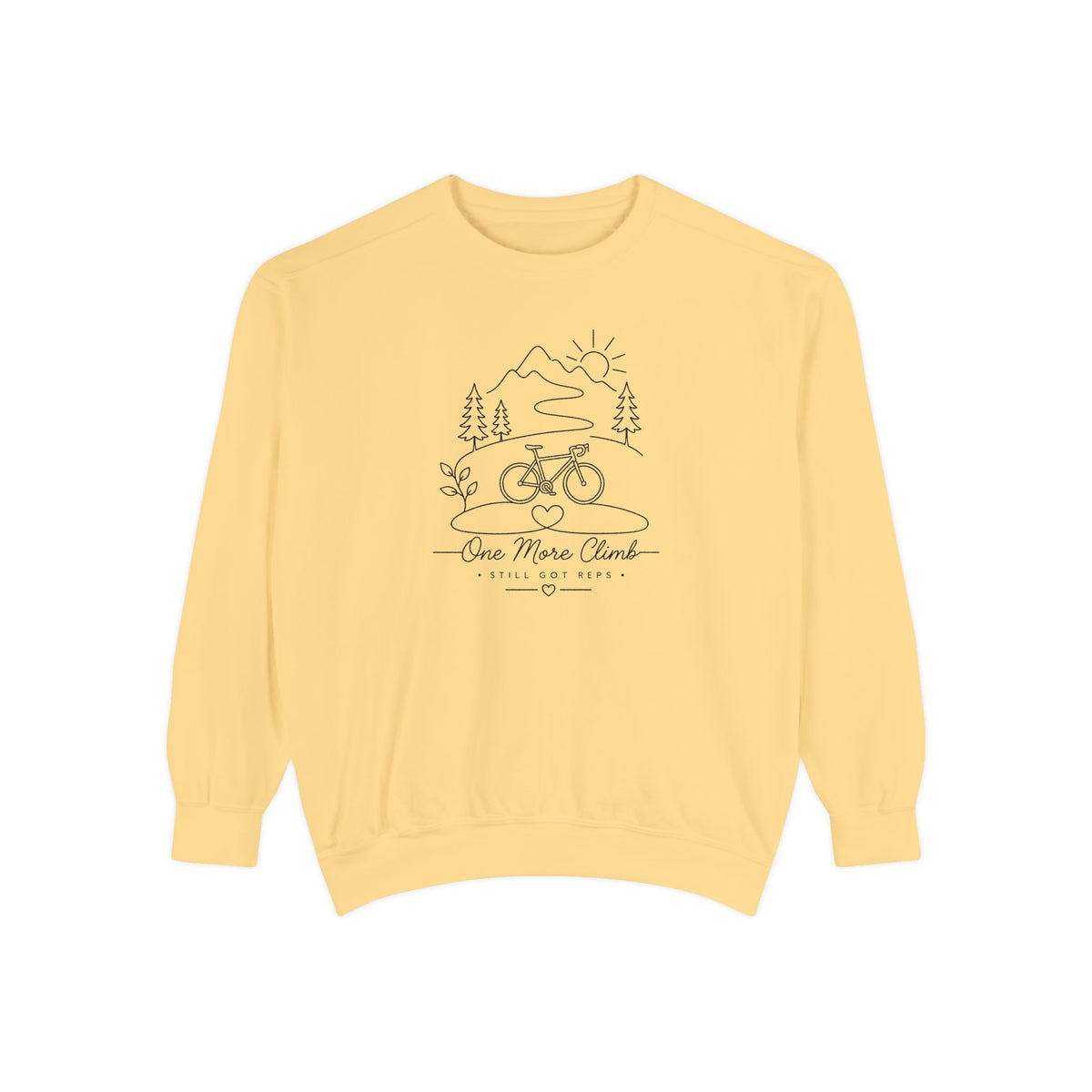 Inspirational Heritage Pullover | One More Climb Graphic Sweatshirt | Active Lifestyle Top