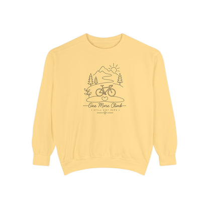 Inspirational Heritage Pullover | One More Climb Graphic Sweatshirt | Active Lifestyle Top