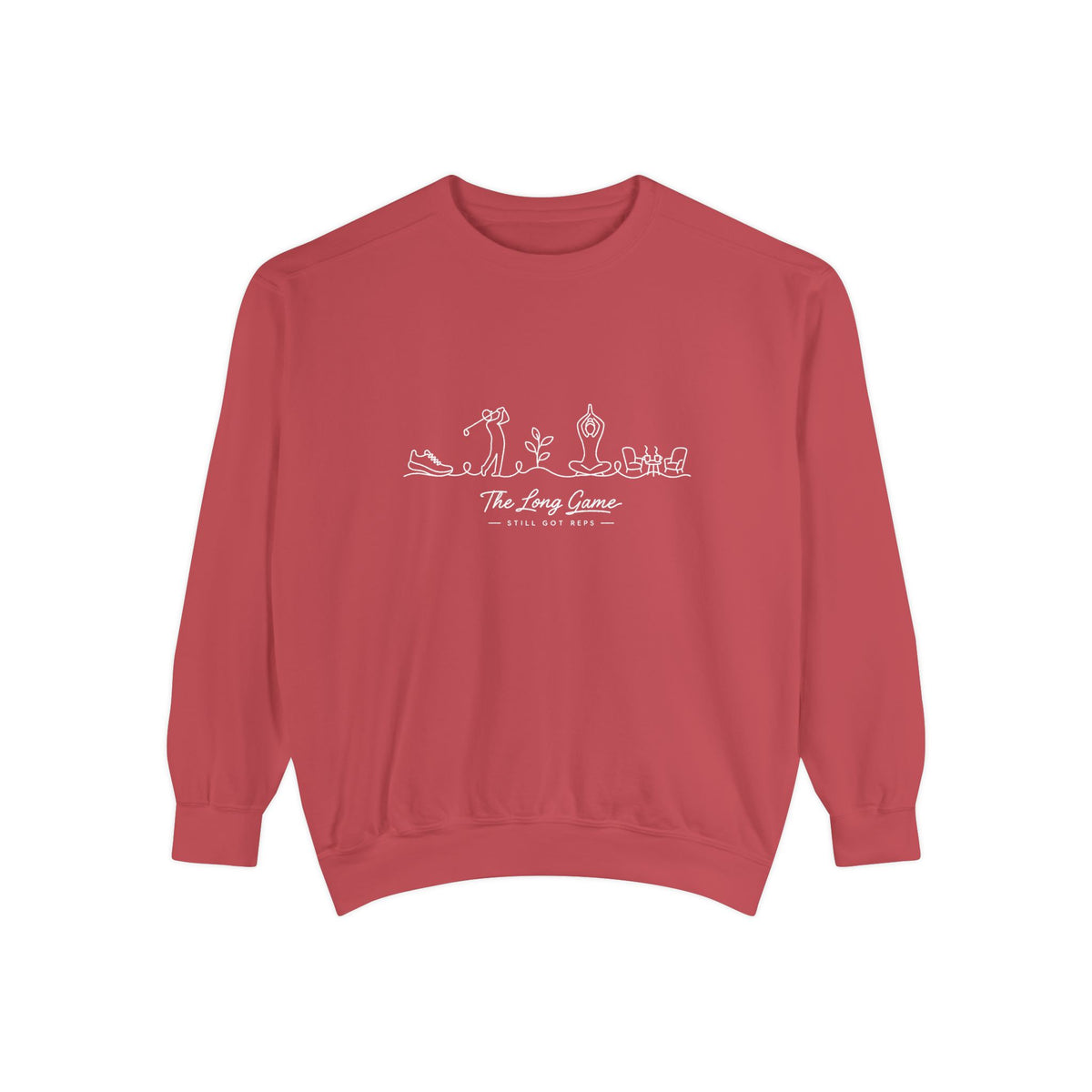Athletic Longevity Pullover | The Long Game Graphic Sweatshirt | Active Aging Top