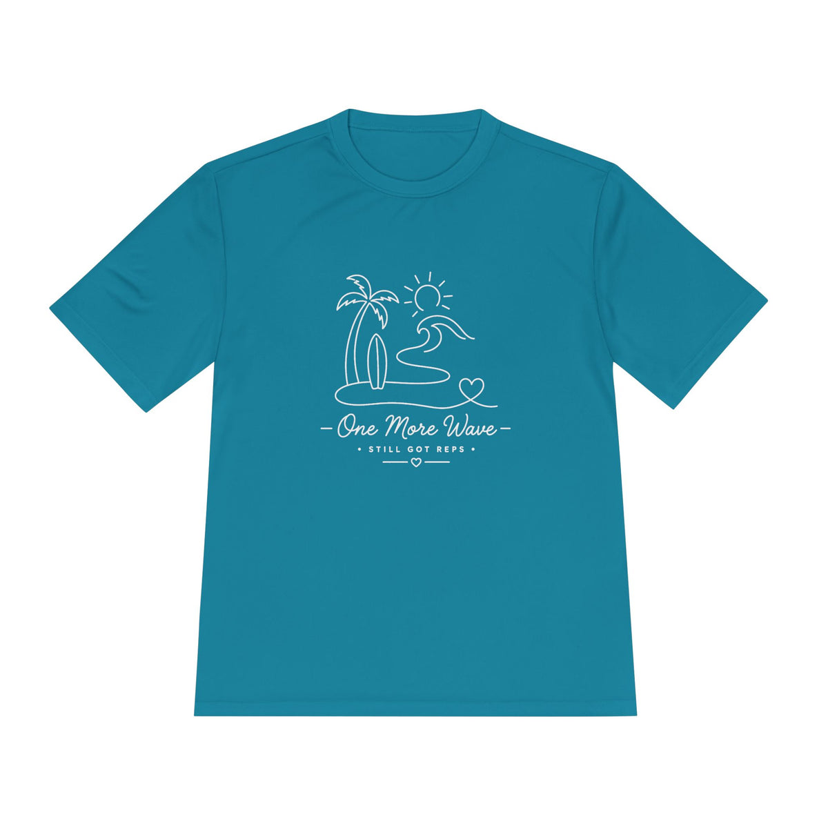 Beach Vibes Line Art Dry Fit T-Shirt