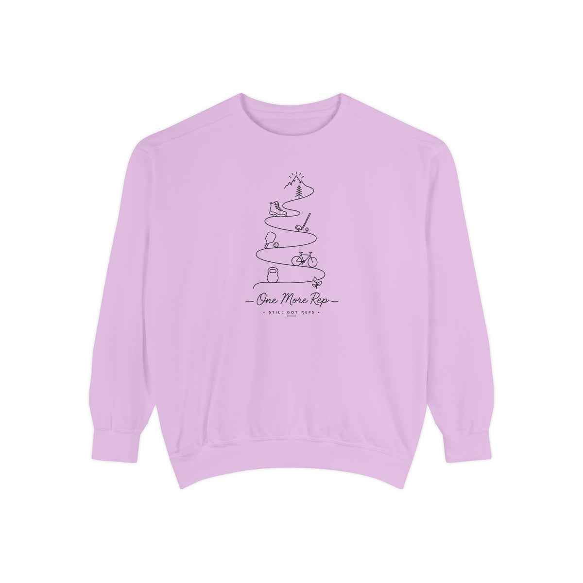 Athletic Longevity Pullover | One More Rep Graphic Sweatshirt | Active Aging Top
