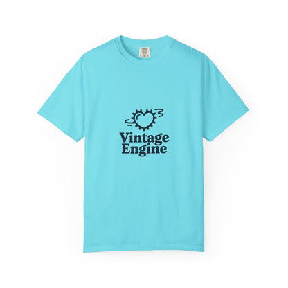 Vintage Engine Heart Graphic T-Shirt