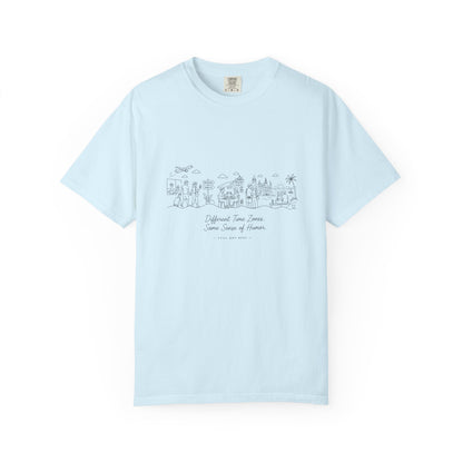 Overseas Vacation Sketch T-Shirt