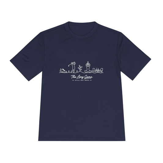 The Long Game Line Art Dry Fit T-Shirt