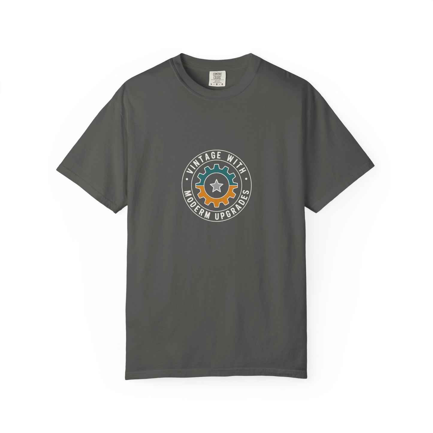 Vintage Gear T-Shirt — "Vintage With Modern Upgrades" Graphic Tee