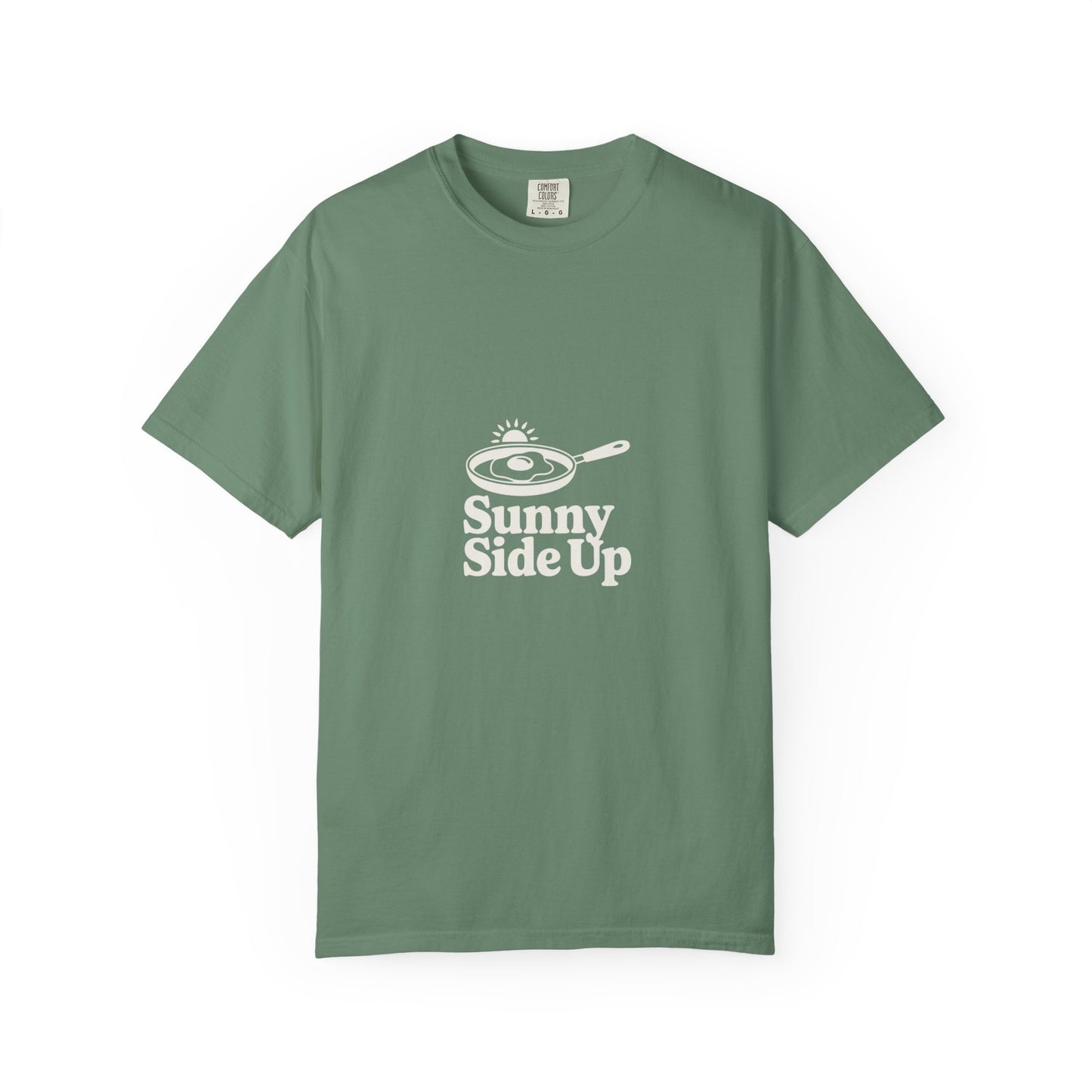 Sunny Side Up T-Shirt — Retro Frying Pan Breakfast Graphic Tee
