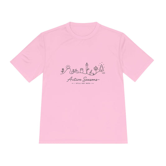 Active Seasons Line Art Dry Fit T-Shirt