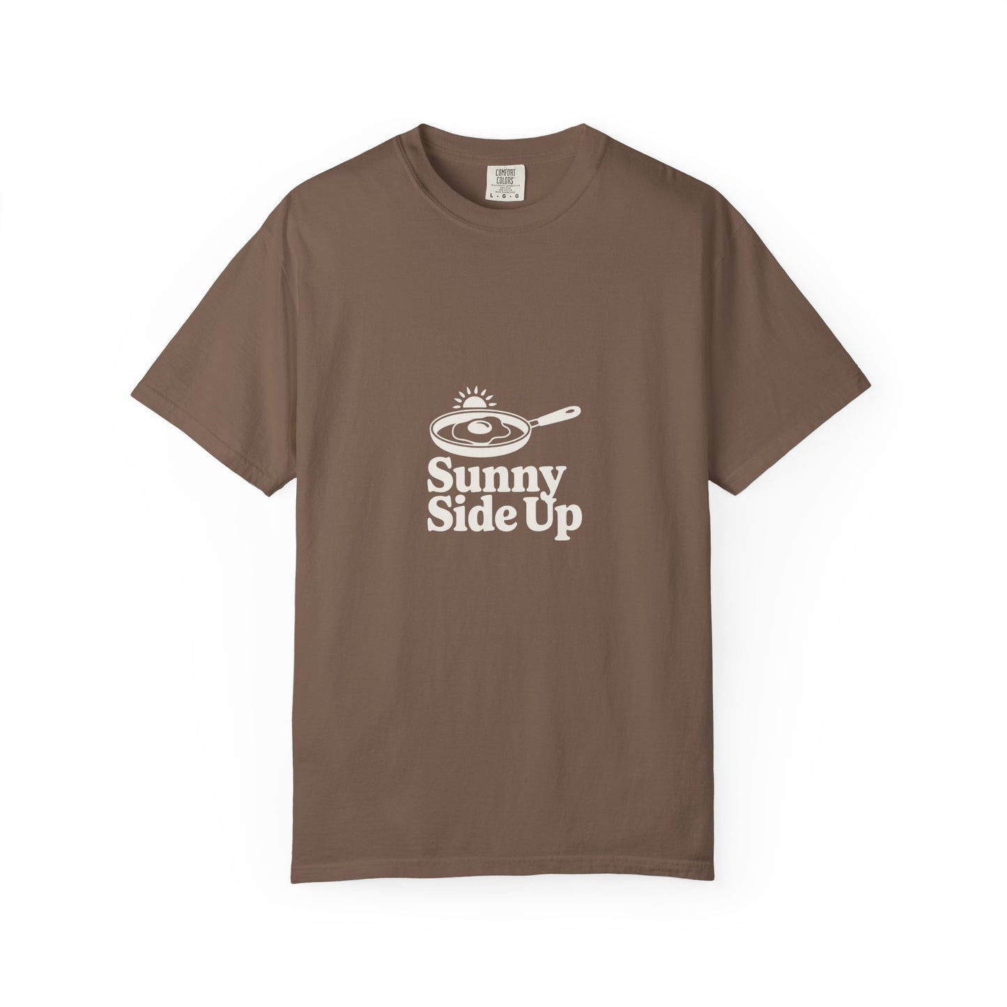 Sunny Side Up T-Shirt — Retro Frying Pan Breakfast Graphic Tee