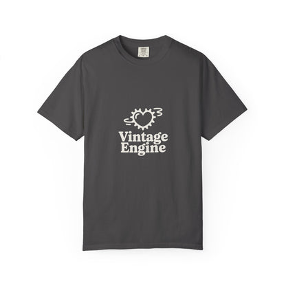 Vintage Engine Heart Graphic T-Shirt