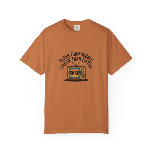 Vintage TV "Older Than Google, Cooler Than TikTok" T-Shirt