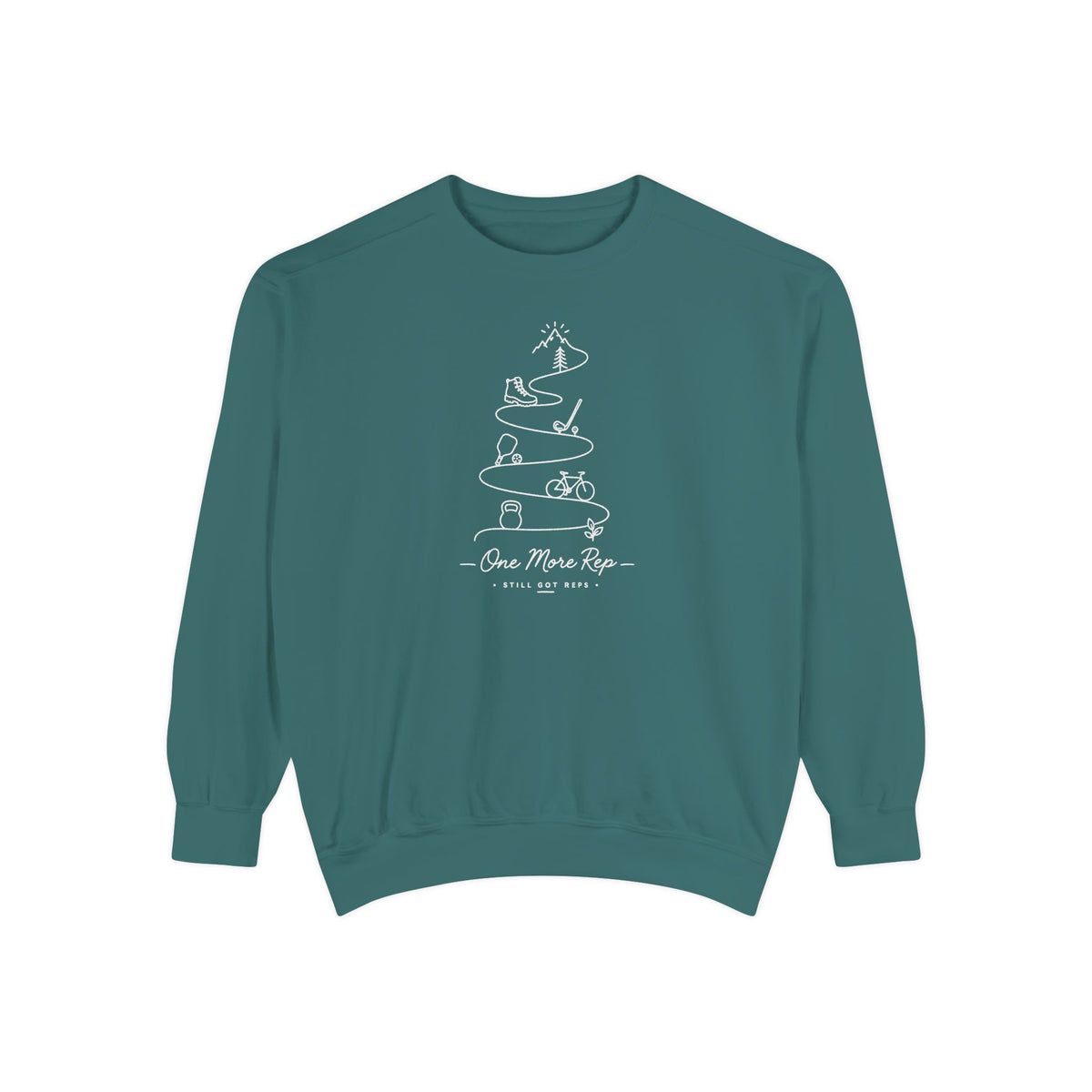 Athletic Longevity Pullover | One More Rep Graphic Sweatshirt | Active Aging Top