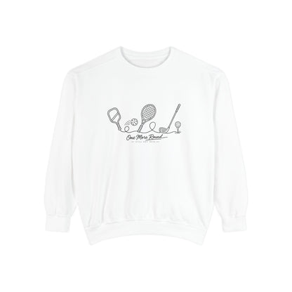 Athletic Longevity Pullover | One More Round Graphic Sweatshirt | Active Aging Top