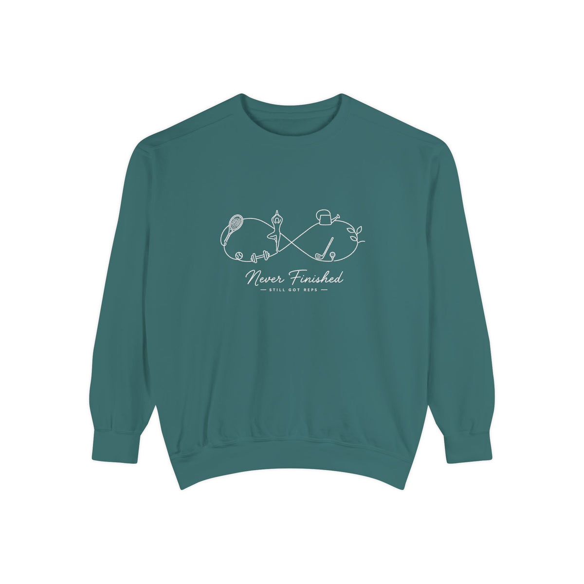 Garment Dyed Heritage Pullover | Active Seasons Graphic Sweatshirt | Active Lifestyle Top