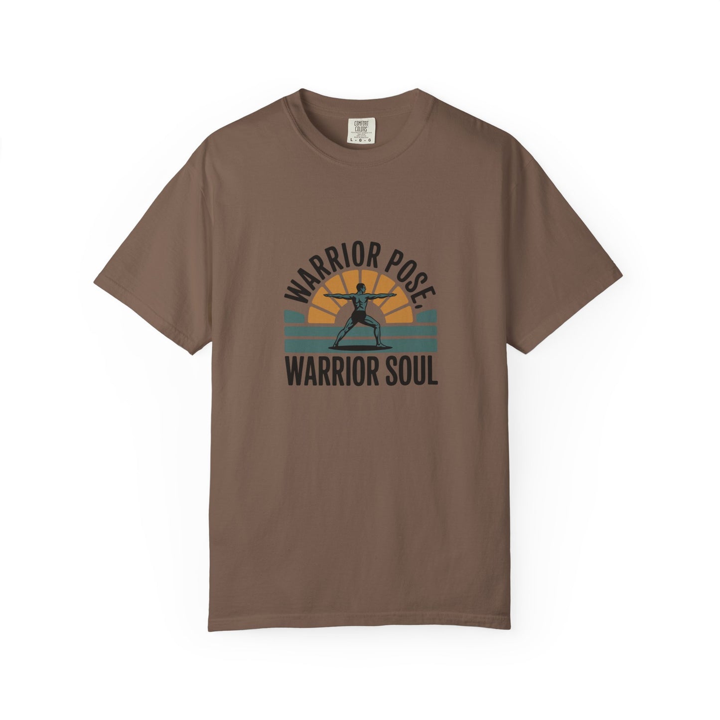 Warrior Pose Warrior Soul T-Shirt — Yoga Sunburst Graphic Tee