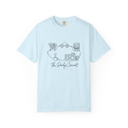 Daily Circuit Household Routine Line Art T-Shirt