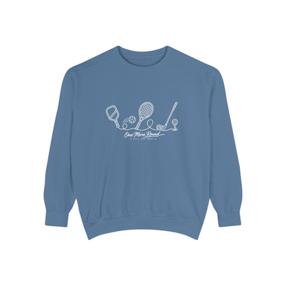 Athletic Longevity Pullover | One More Round Graphic Sweatshirt | Active Aging Top