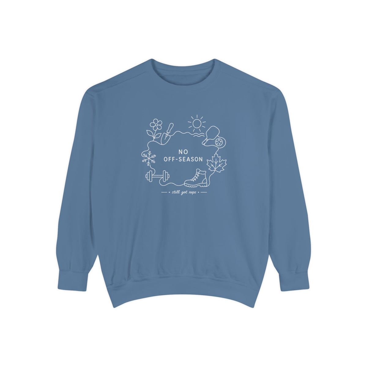 Athletic Longevity Pullover | No Off Season Graphic Sweatshirt | Active Aging Top