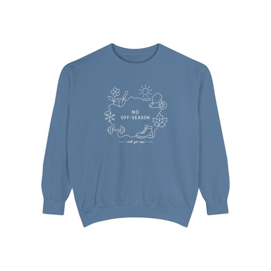 Athletic Longevity Pullover | No Off Season Graphic Sweatshirt | Active Aging Top