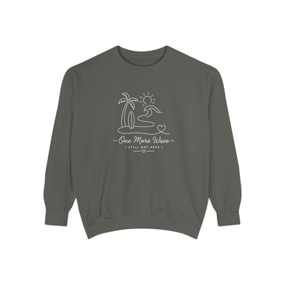 Inspirational Heritage Pullover | One More Wave Graphic Sweatshirt | Active Lifestyle Top