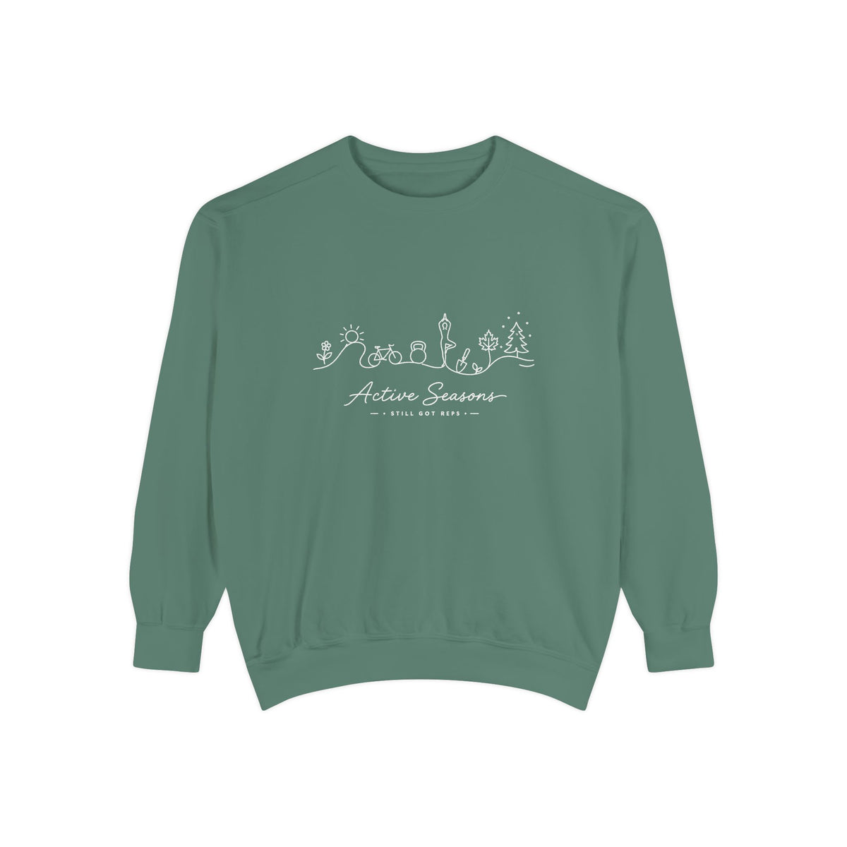 Garment Dyed Heritage T-Shirt | Active Seasons Graphic Tee | Active Lifestyle Top