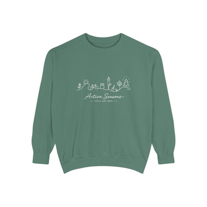 Garment Dyed Heritage T-Shirt | Active Seasons Graphic Tee | Active Lifestyle Top
