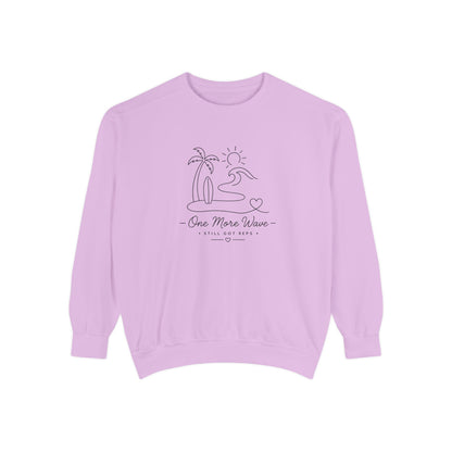 Inspirational Heritage Pullover | One More Wave Graphic Sweatshirt | Active Lifestyle Top