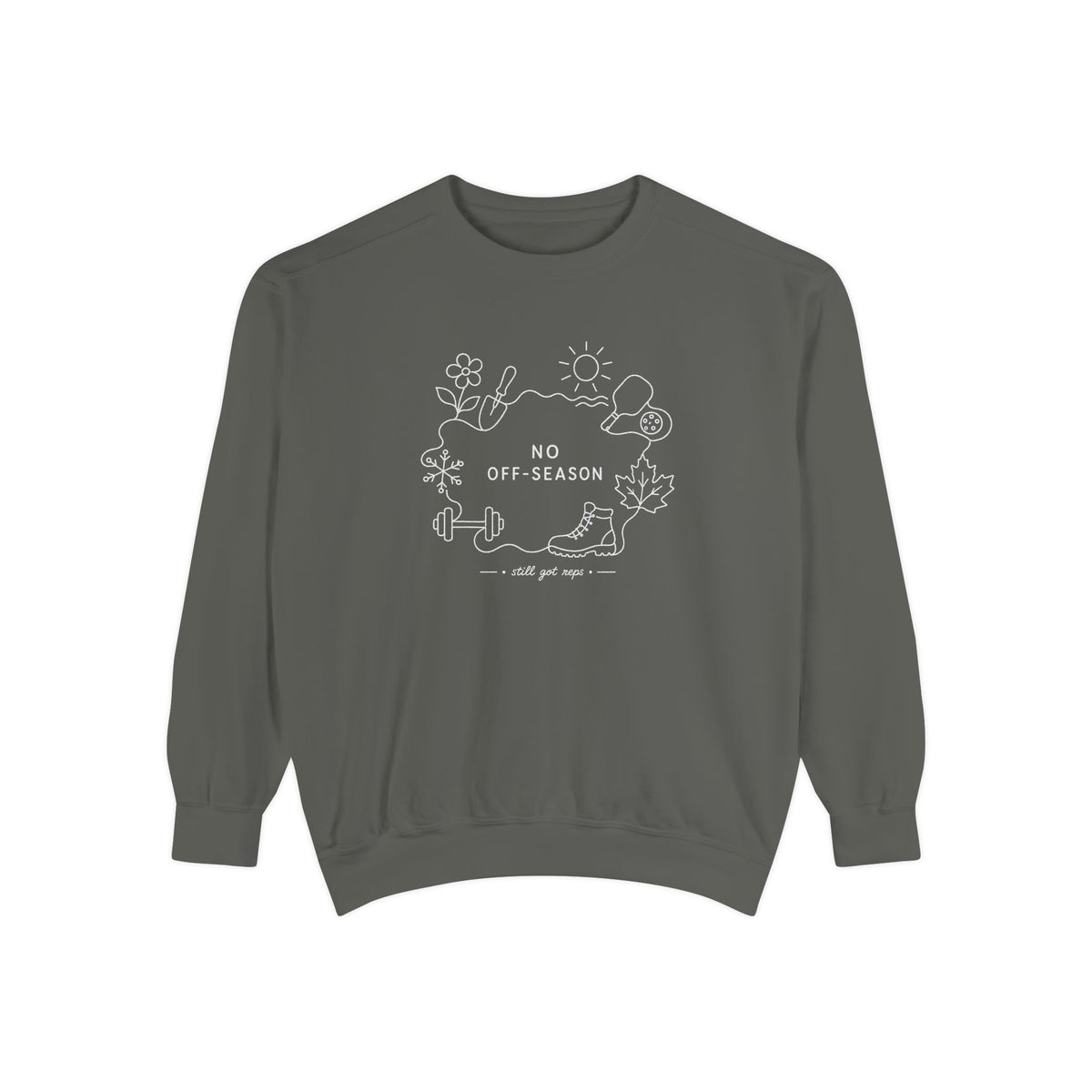 Athletic Longevity Pullover | No Off Season Graphic Sweatshirt | Active Aging Top