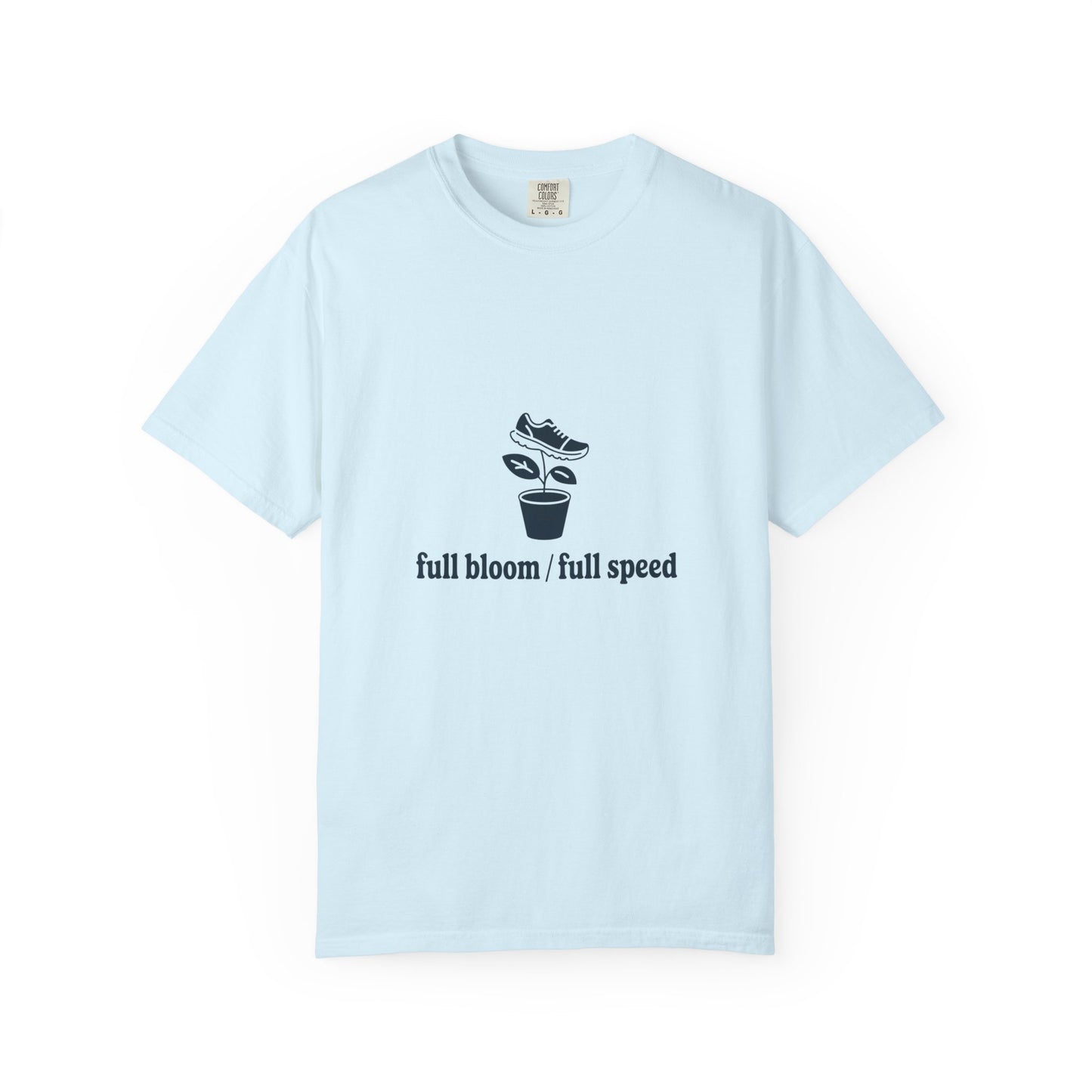 Full Bloom / Full Speed T-Shirt — Plant & Sneaker Graphic Tee