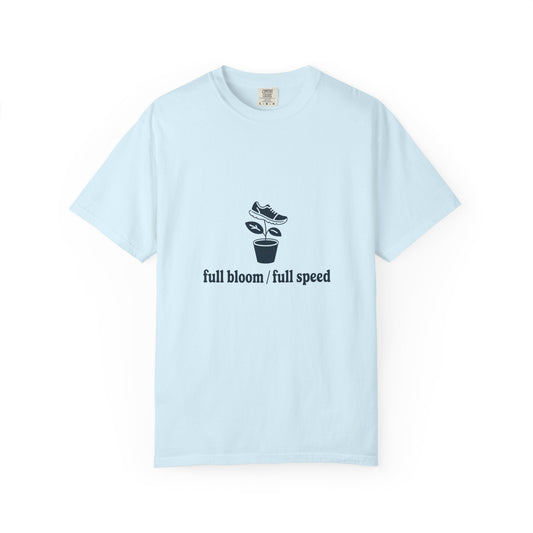 Full Bloom / Full Speed T-Shirt — Plant & Sneaker Graphic Tee