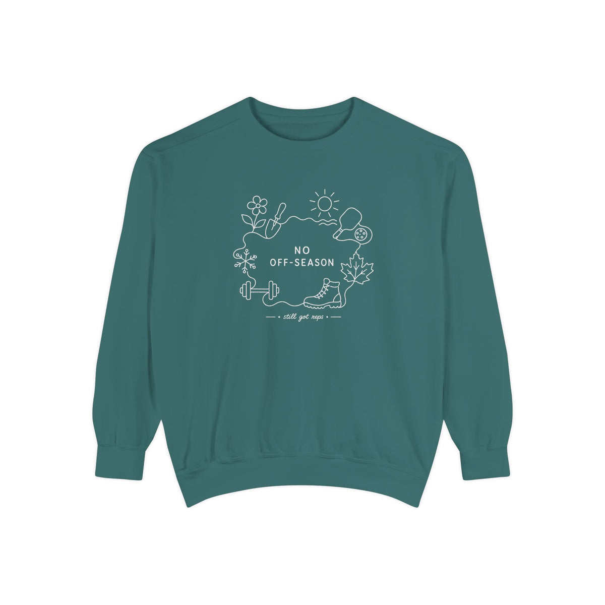 Athletic Longevity Pullover | No Off Season Graphic Sweatshirt | Active Aging Top