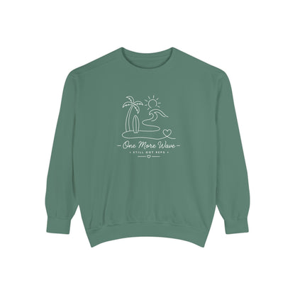 Inspirational Heritage Pullover | One More Wave Graphic Sweatshirt | Active Lifestyle Top