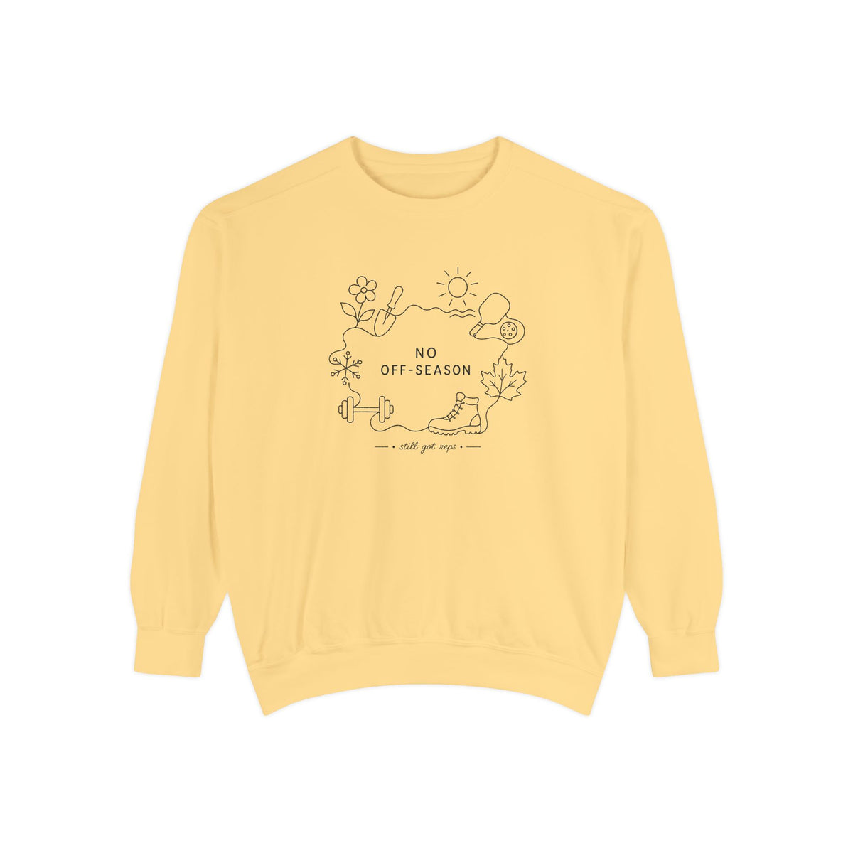 Athletic Longevity Pullover | No Off Season Graphic Sweatshirt | Active Aging Top