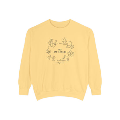 Athletic Longevity Pullover | No Off Season Graphic Sweatshirt | Active Aging Top
