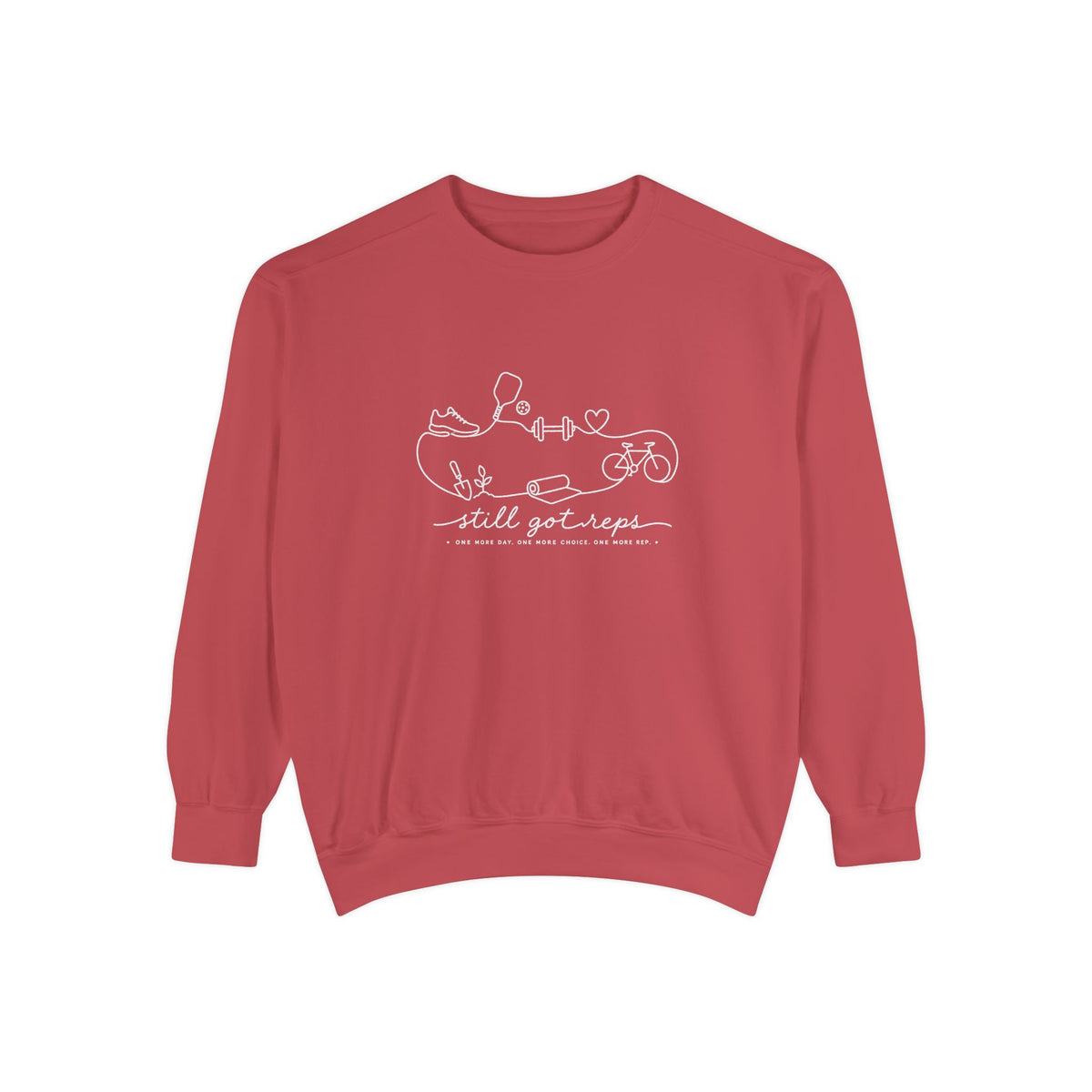 Athletic Longevity Pullover | One More Day One More Choice One More Rep Graphic Sweatshirt | Active Aging Top