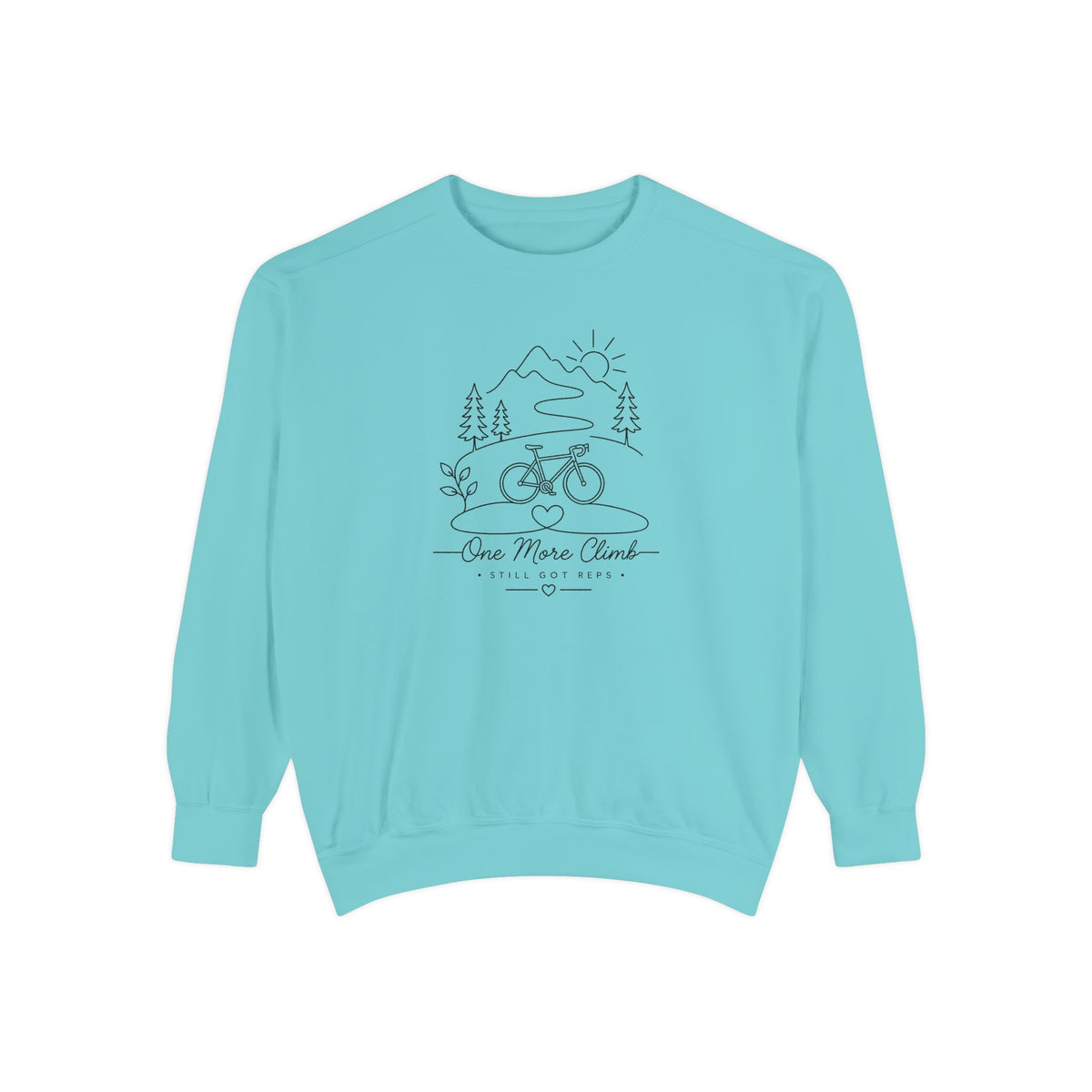 Inspirational Heritage Pullover | One More Climb Graphic Sweatshirt | Active Lifestyle Top
