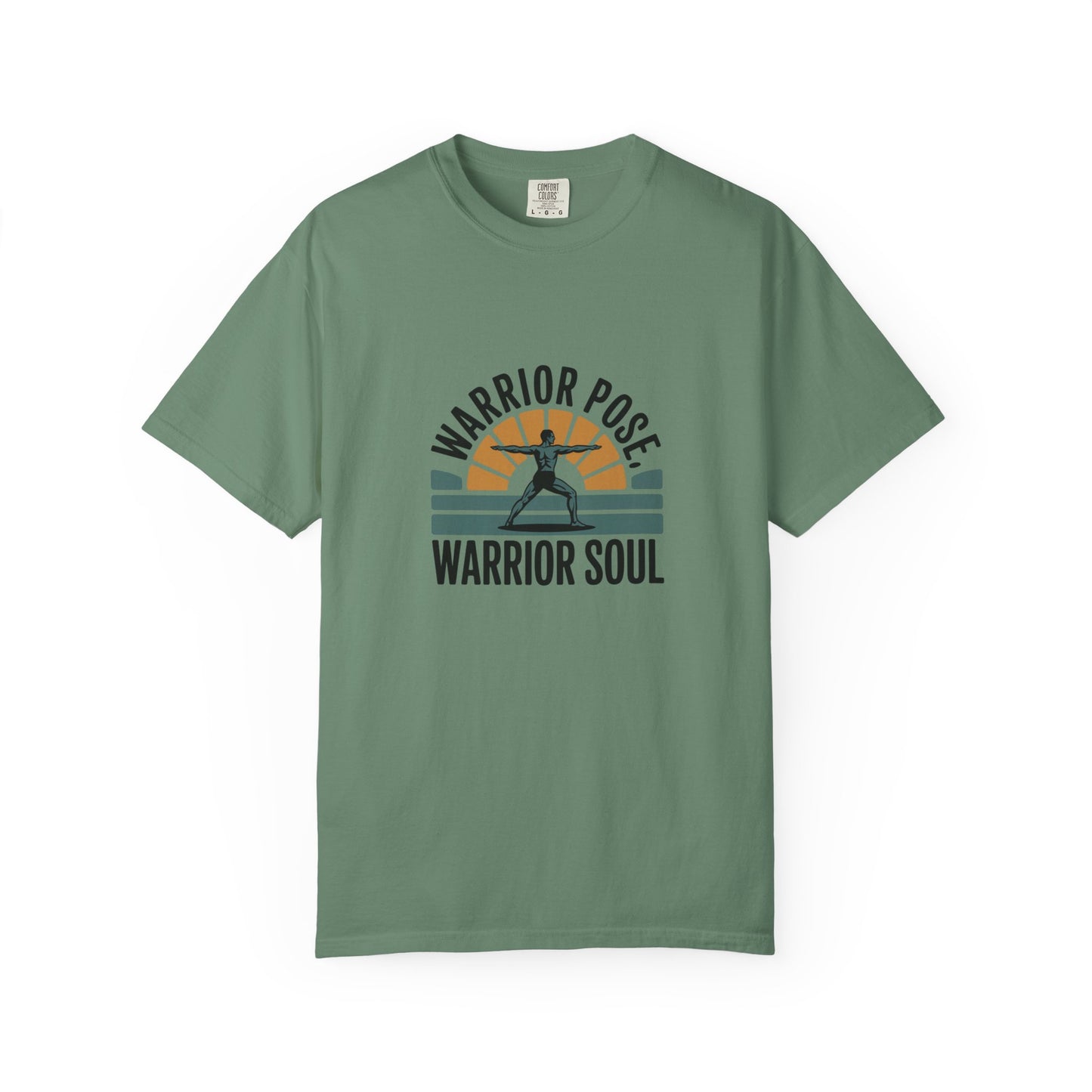 Warrior Pose Warrior Soul T-Shirt — Yoga Sunburst Graphic Tee
