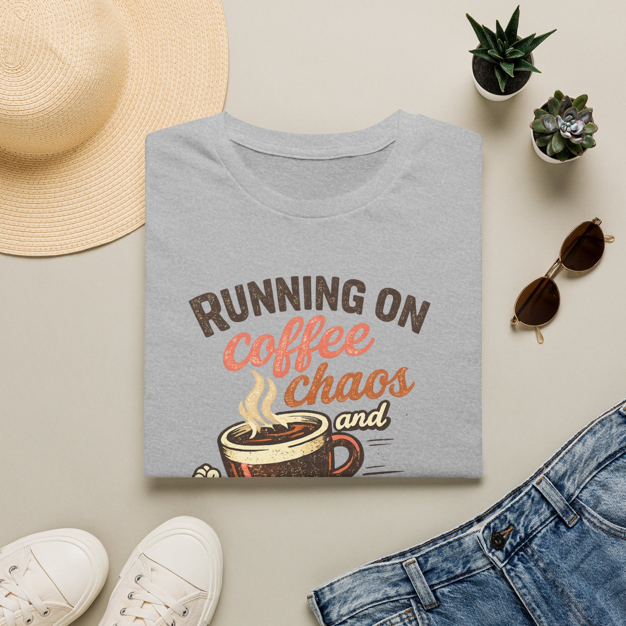 Running on Coffee, Chaos & Cardio T-Shirt