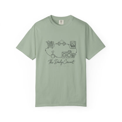 Daily Circuit Household Routine Line Art T-Shirt