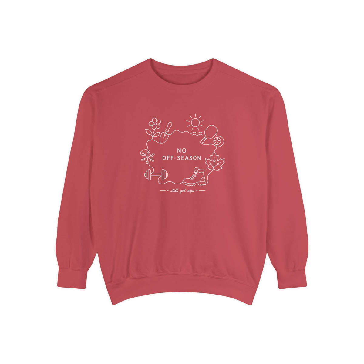 Athletic Longevity Pullover | No Off Season Graphic Sweatshirt | Active Aging Top