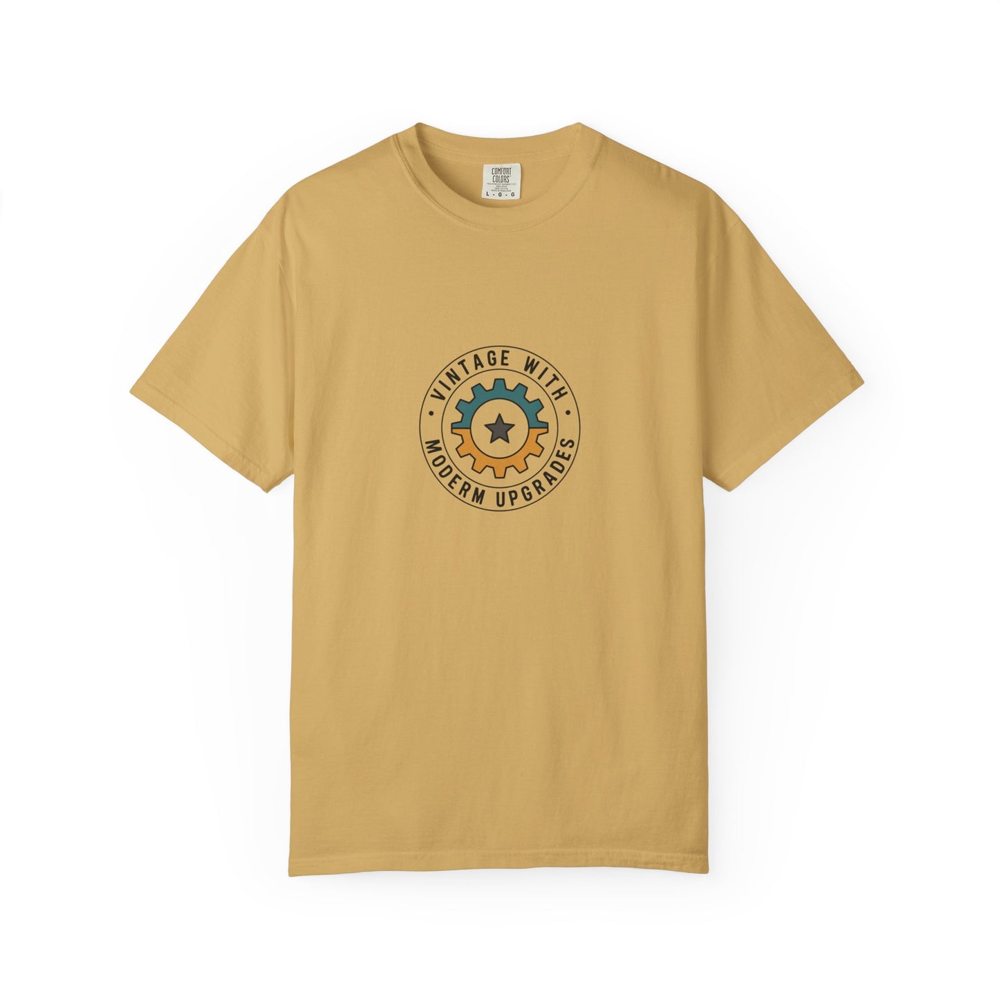 Vintage Gear T-Shirt — "Vintage With Modern Upgrades" Graphic Tee