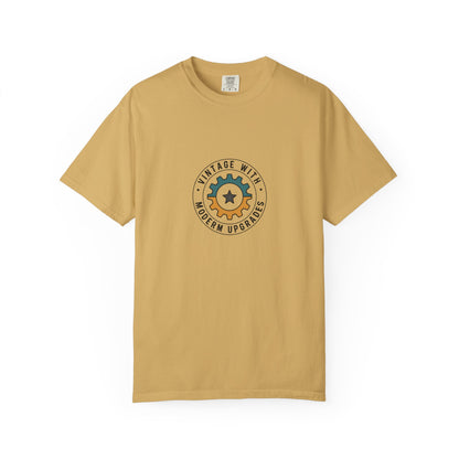 Vintage Gear T-Shirt — "Vintage With Modern Upgrades" Graphic Tee