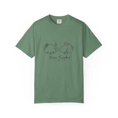 Continuous Reps Motivational Line Art T-Shirt