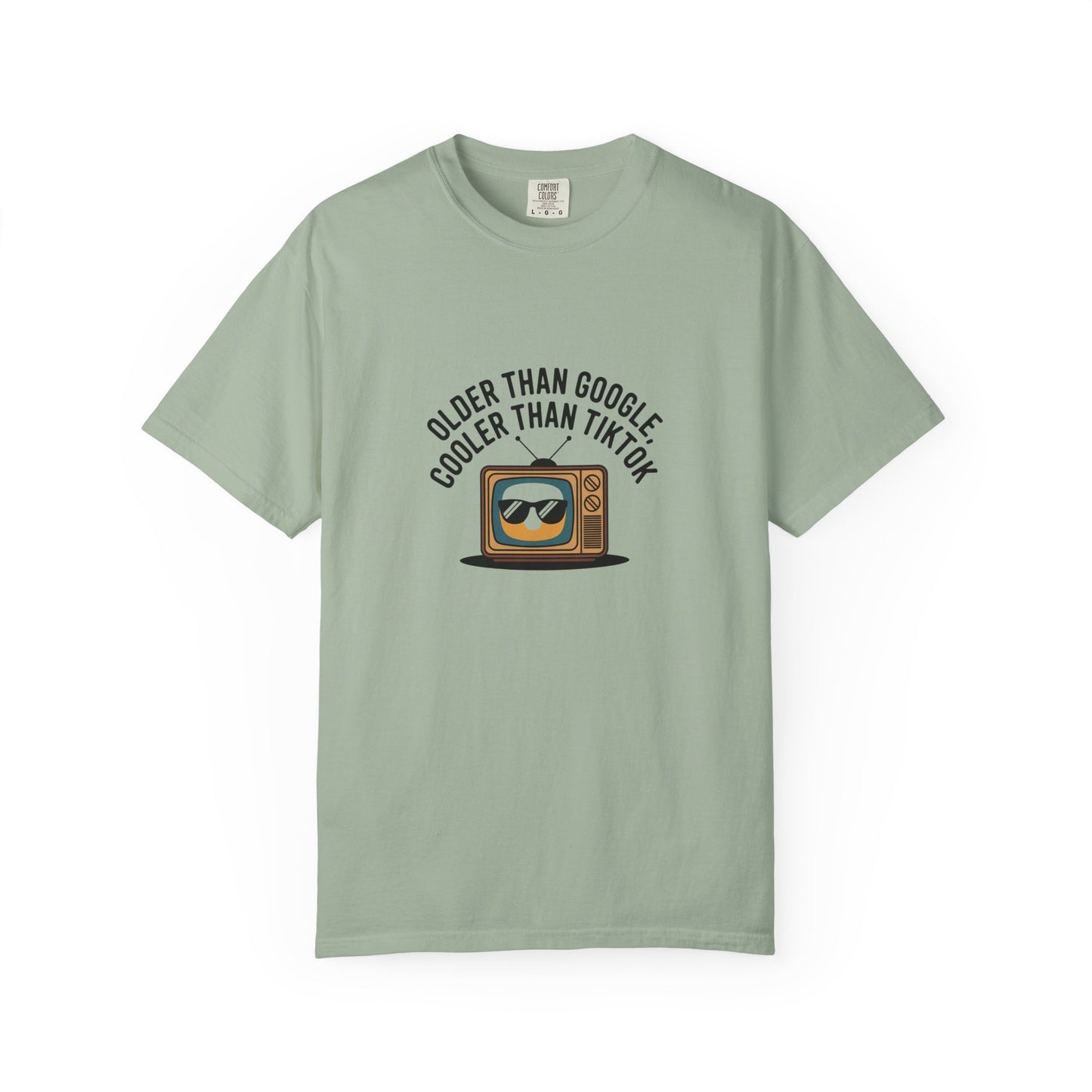 Vintage TV T-Shirt — "Older Than Google, Cooler Than TikTok" Retro Graphic Tee