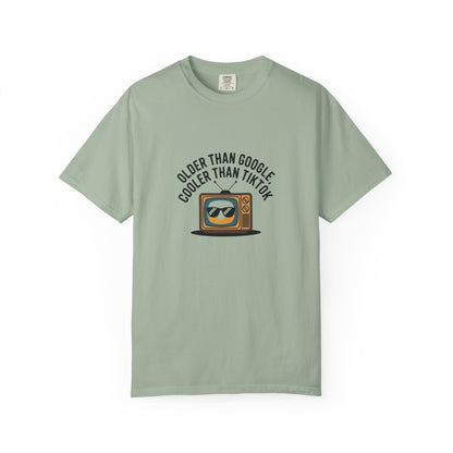 Vintage TV T-Shirt — "Older Than Google, Cooler Than TikTok" Retro Graphic Tee