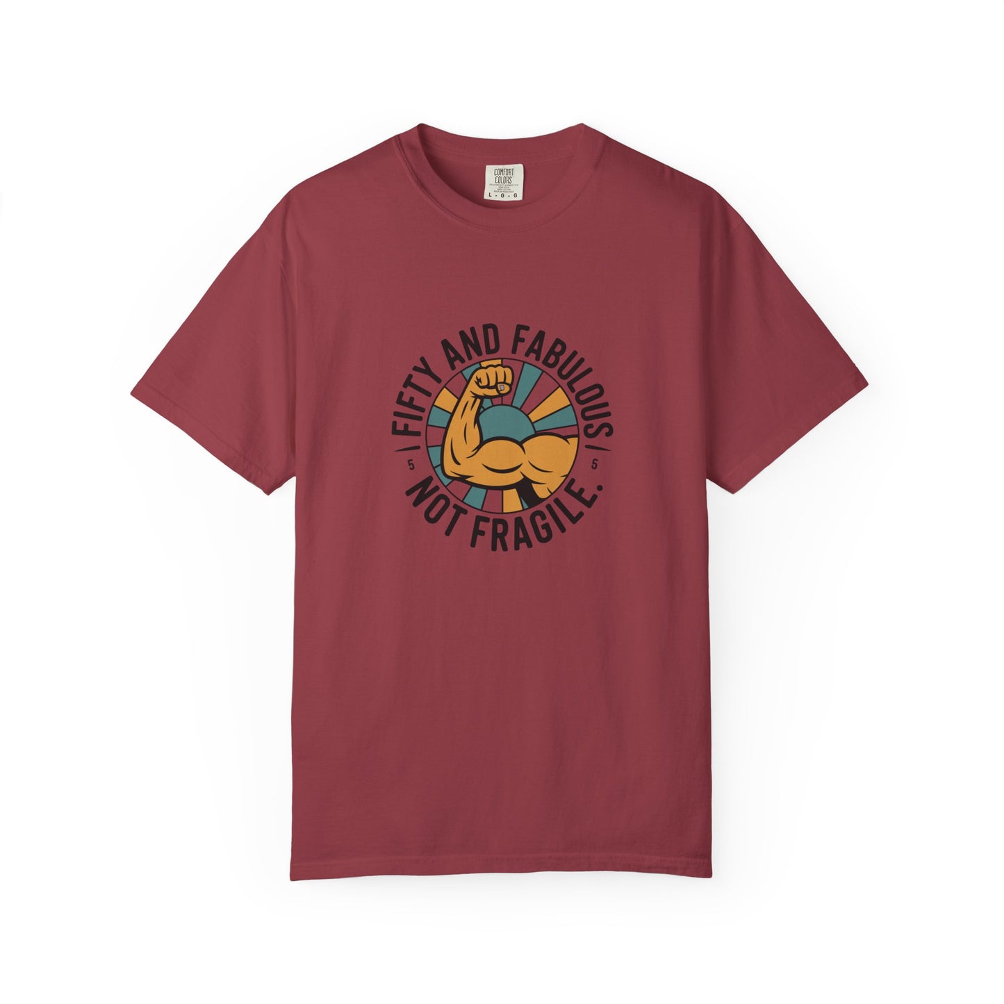 Fifty and Fabulous T-Shirt – "Fifty and Fabulous, Not Fragile" Birthday Tee